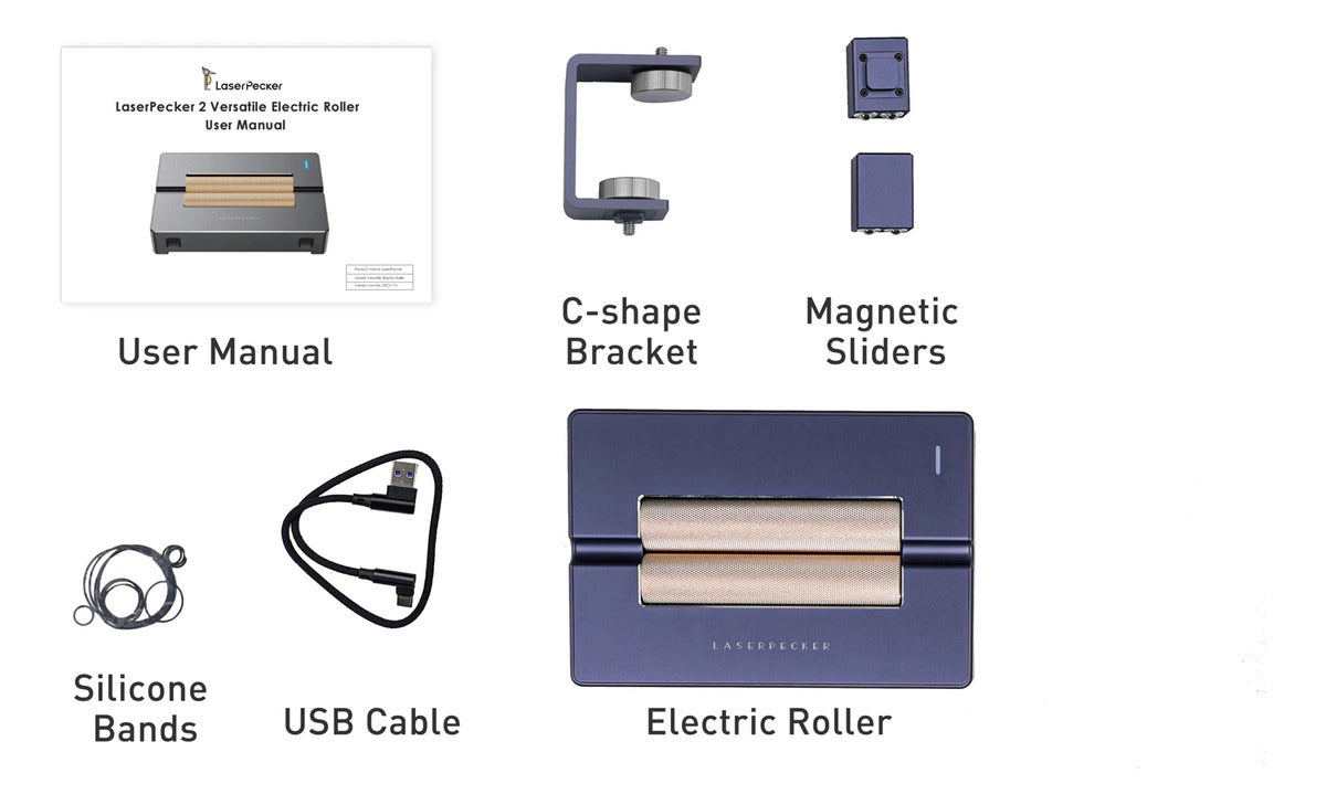 Rolo Cilindro Giratório Laserpecker 2 E 3