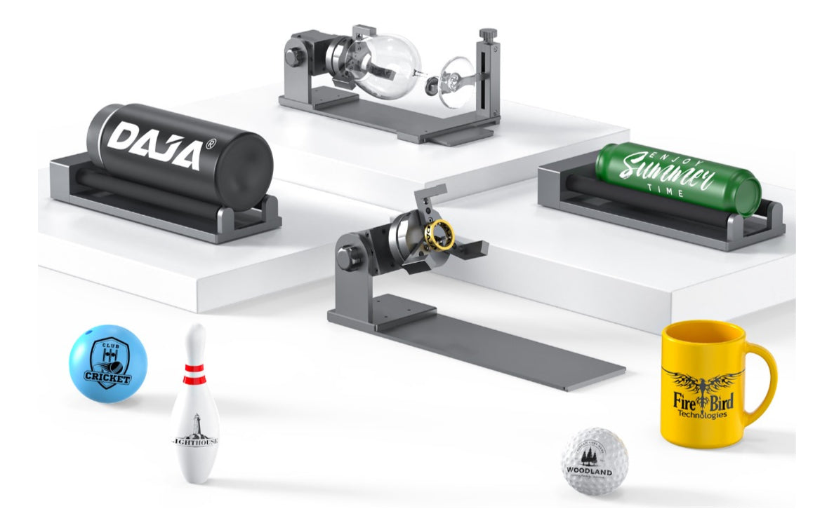 Gravadora Laser Fiber 20w Portátil Metais + Eixo Rotativo