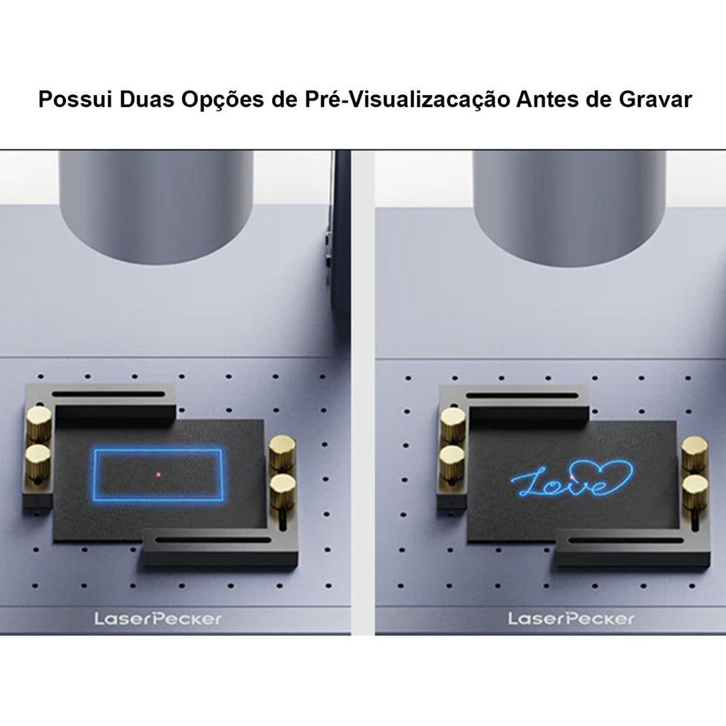 Gravadora Laserpecker 4 Pro Duplo Laser Completa Deluxe