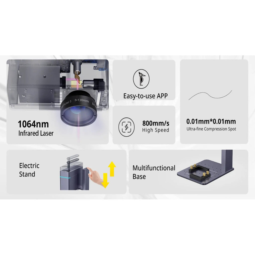 Laserpecker 3 Máquina Laser Gravacao Metais Plasticos