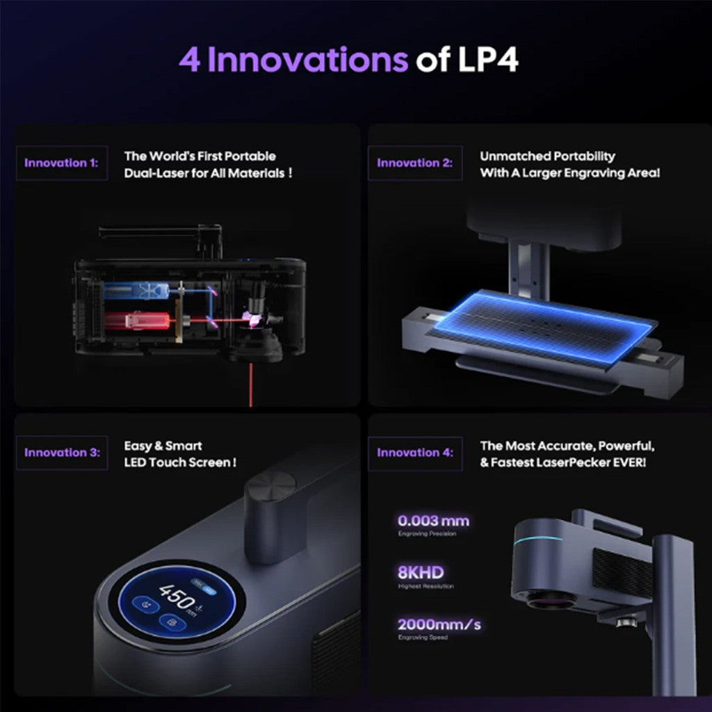 Gravadora Laserpecker 4 Pro Duplo Laser Completa Deluxe