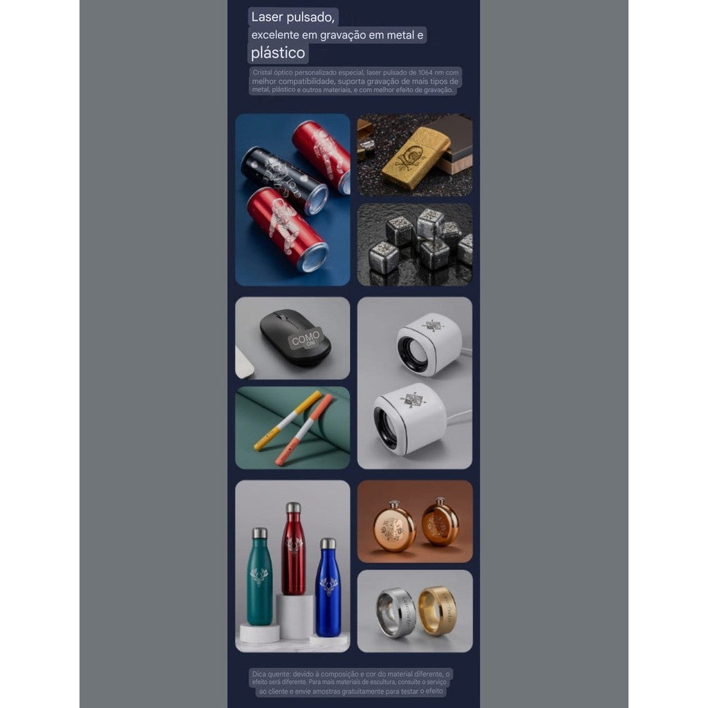 Laserpecker 3 Máquina De Gravação Laser 4k 60x60mm Metal