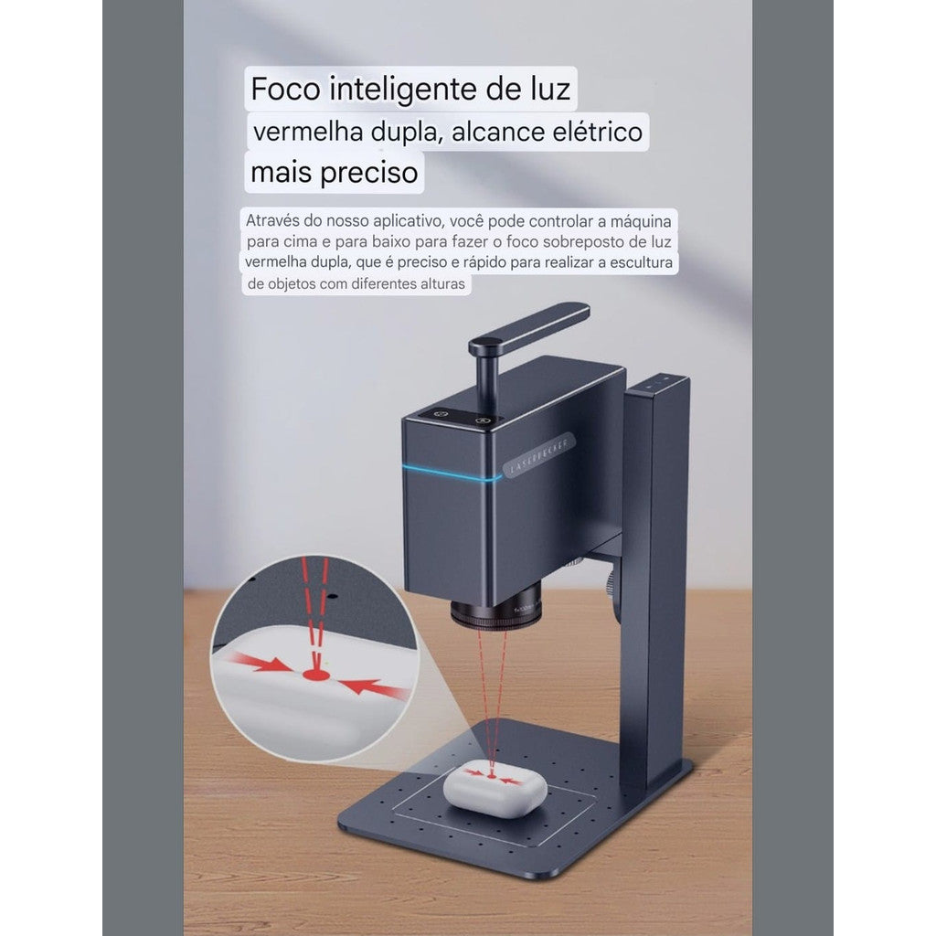 Laserpecker 3 Máquina De Gravação Laser 4k 60x60mm Metal