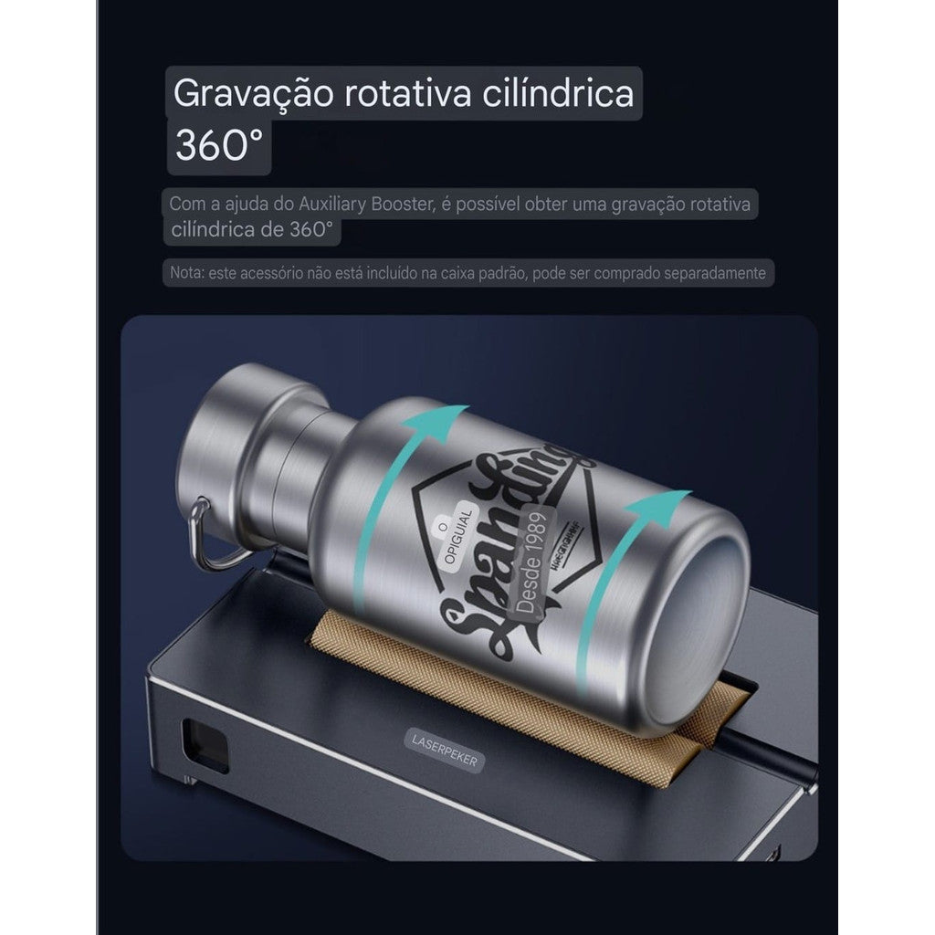 Laserpecker 3 Máquina De Gravação Laser 4k 60x60mm Metal