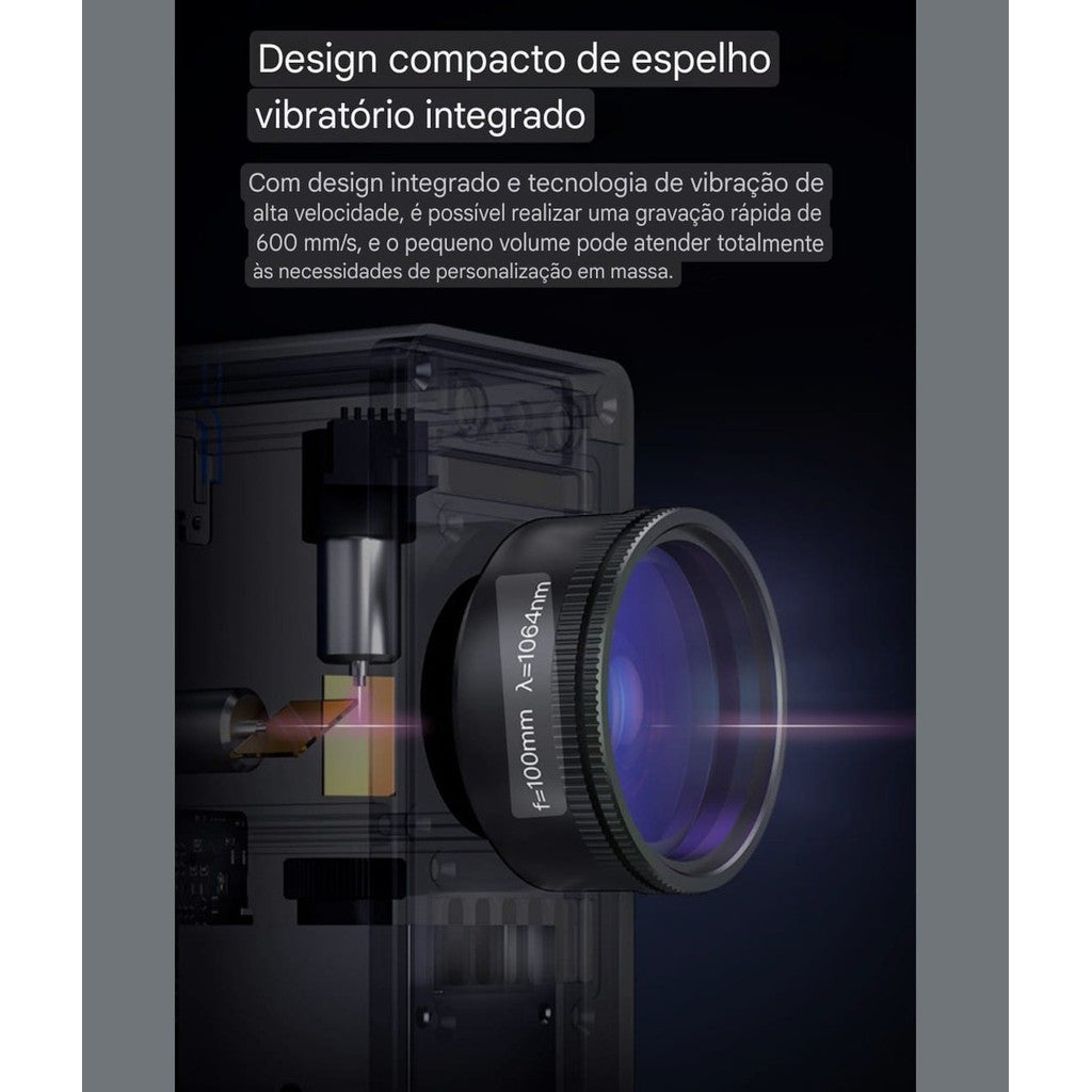 Laserpecker 3 Máquina De Gravação Laser 4k 60x60mm Metal