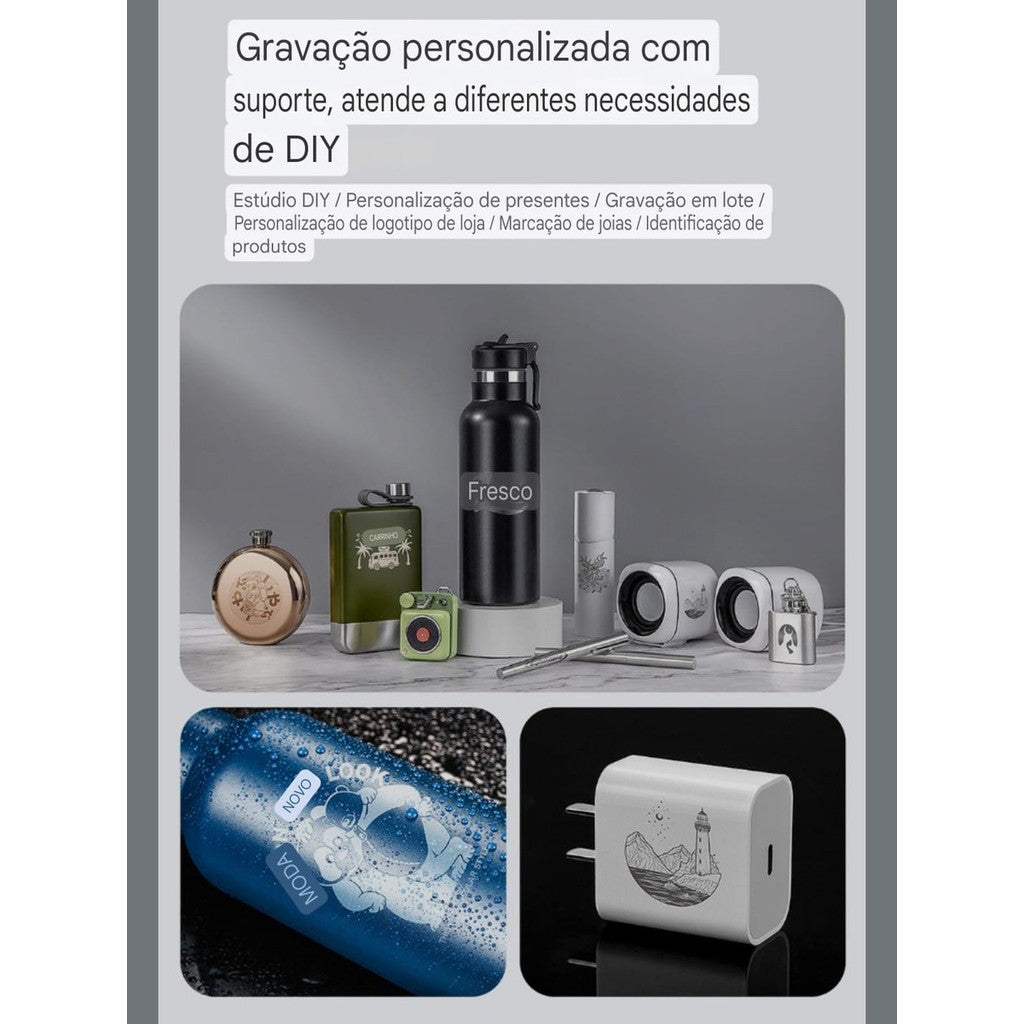 Laserpecker 3 Máquina De Gravação Laser 4k 60x60mm Metal