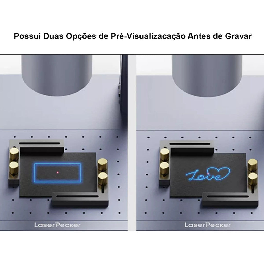 Gravadora Laserpecker 4 Duplo Madeira Metal