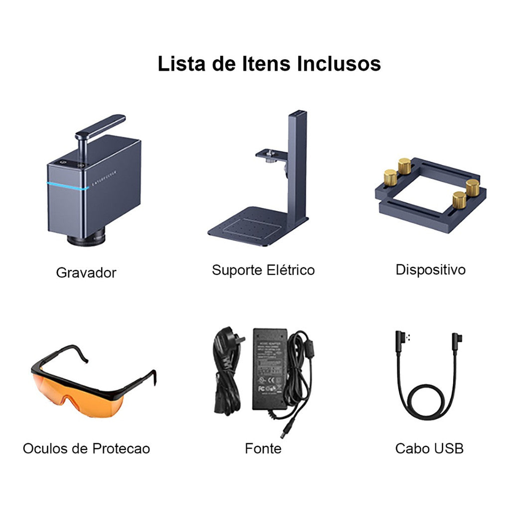 Laserpecker 3 Máquina Laser Gravacao Metais Plasticos
