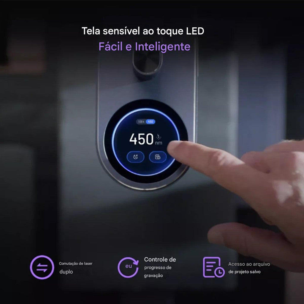 Gravadora Laserpecker 4 Duplo Madeira Metal