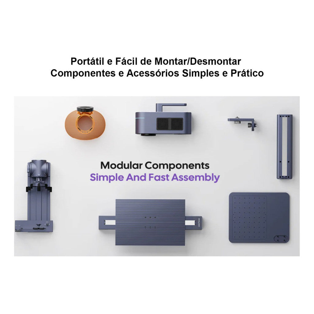 Gravadora Laserpecker 4 Pro Duplo Laser Completa Deluxe