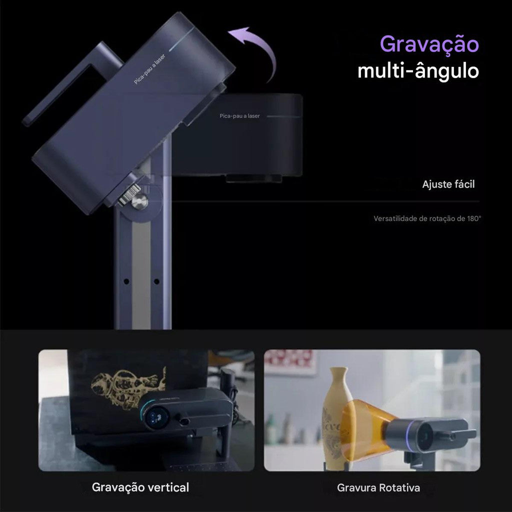 Gravadora Laserpecker 4 Duplo Madeira Metal